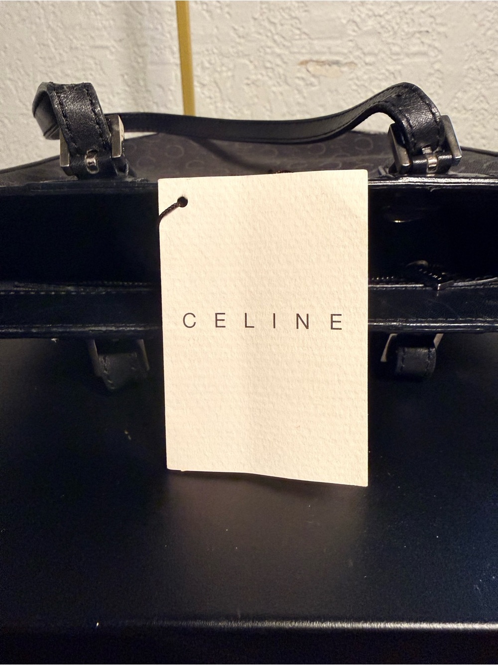 Celine 2000 C Macadam Canvas and Leather Tote - Picture 9 of 10